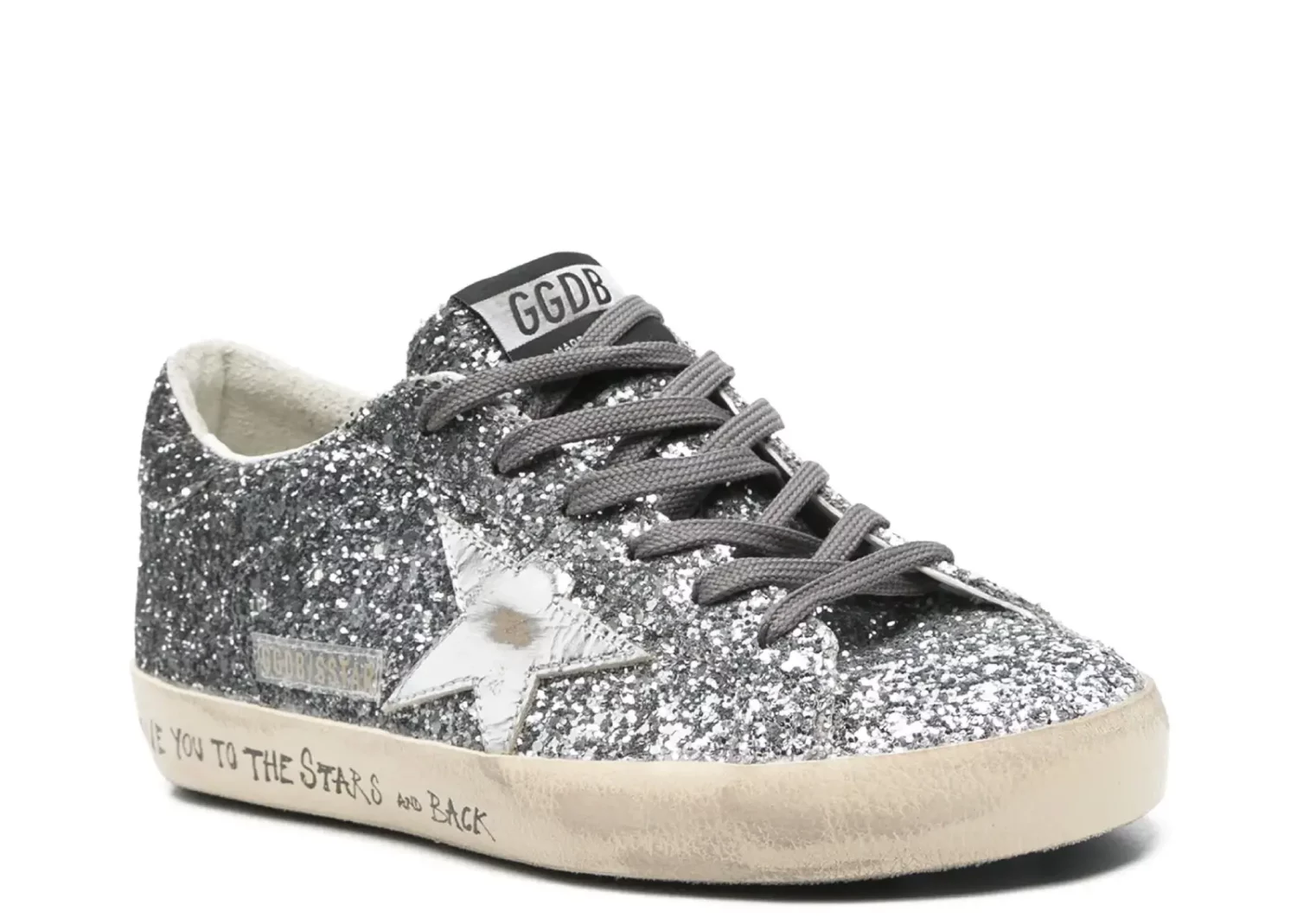 golden goose super star glitter love you to the stars and back