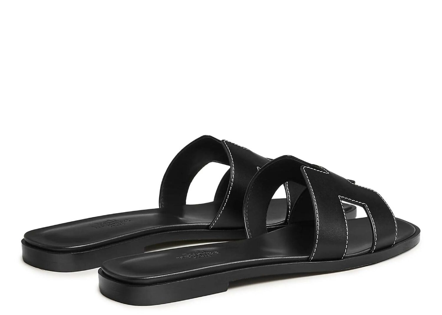 hermes oran sandal nior box calfskin leather