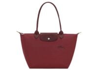 longchamp le pliage green medium tote bag pomegranate