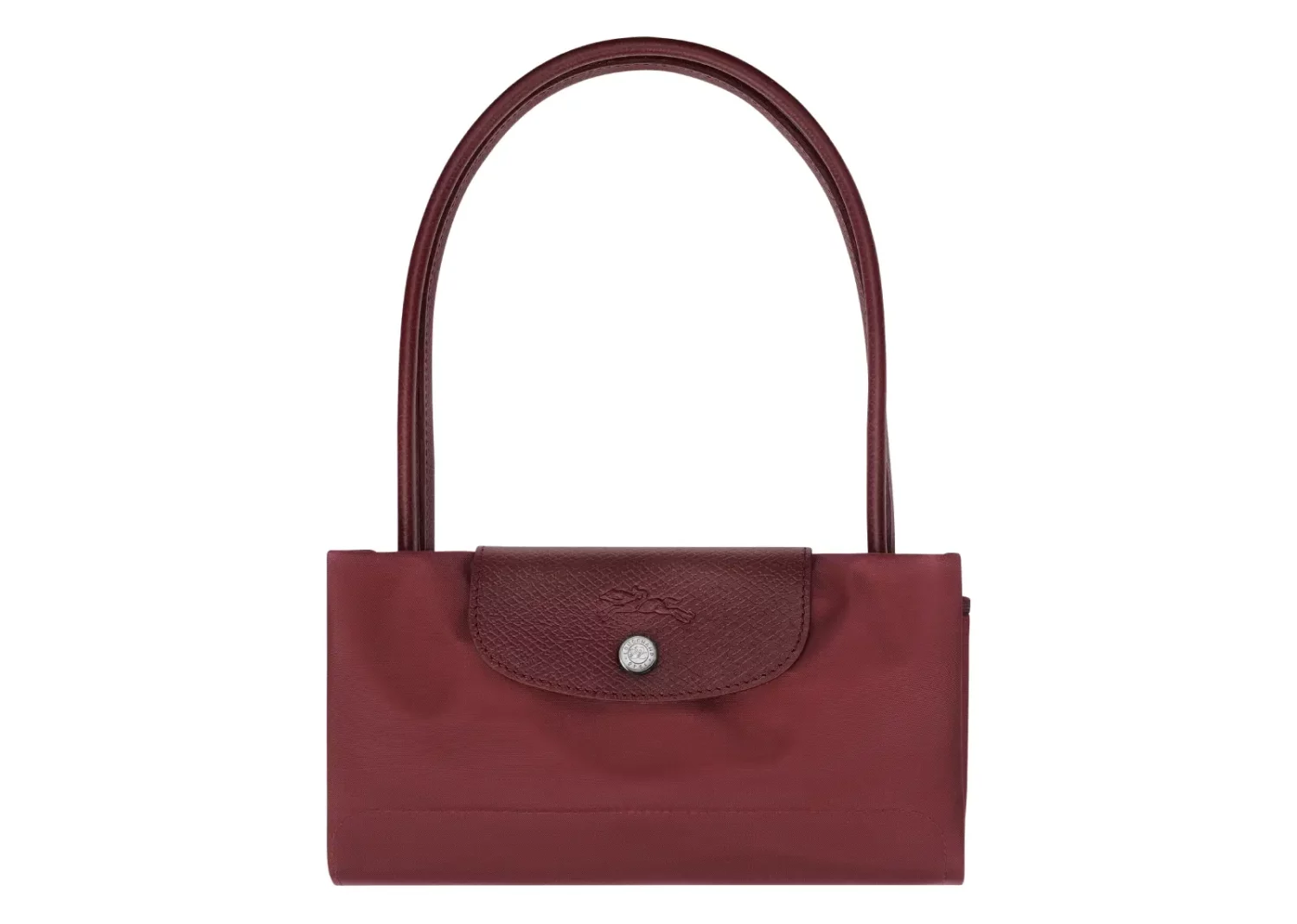 longchamp le pliage green medium tote bag pomegranate