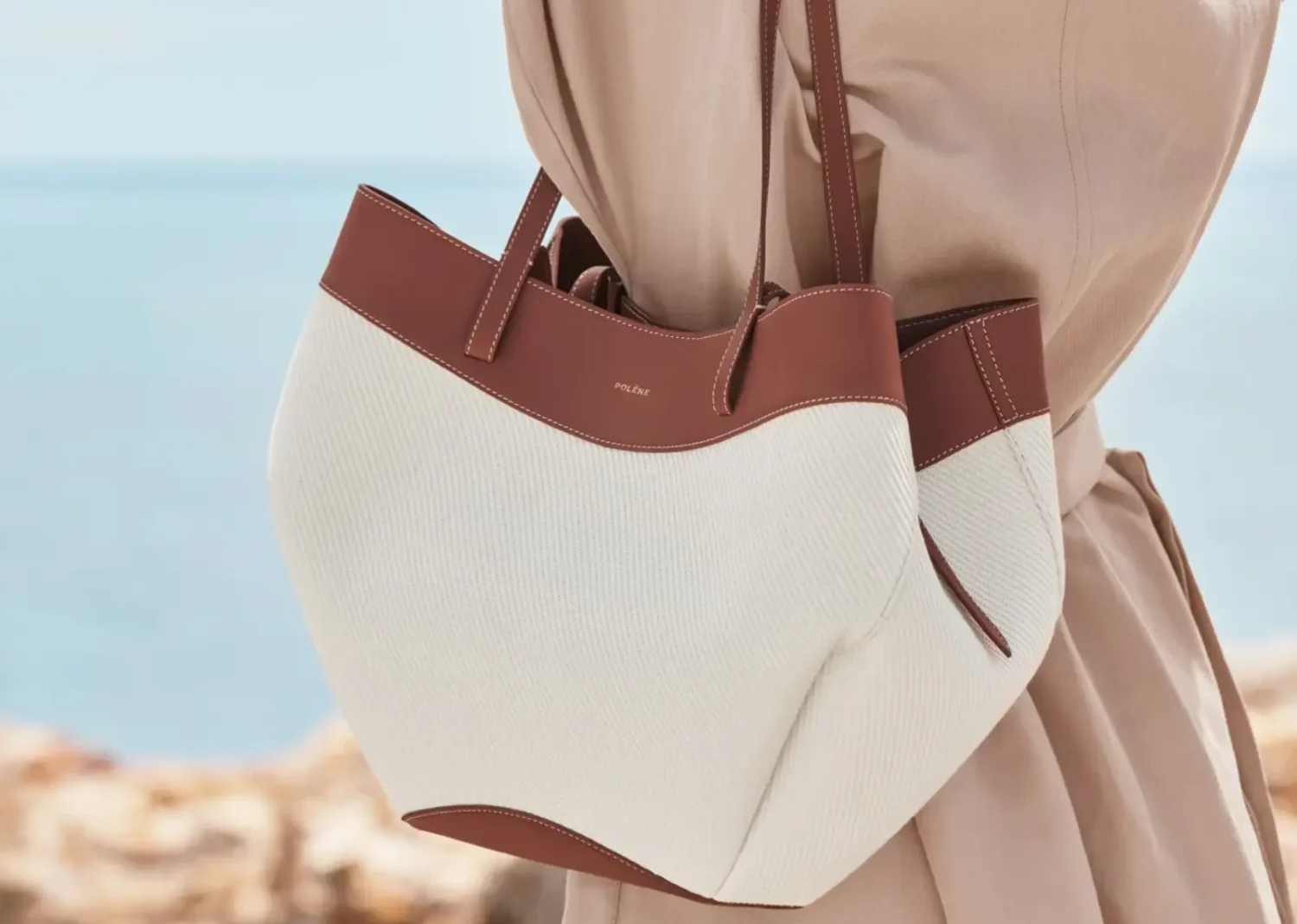 polène cyme edition cognac canvas