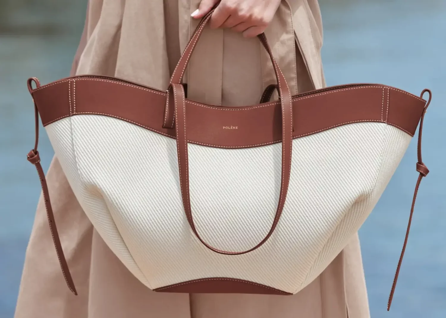polène cyme edition cognac canvas