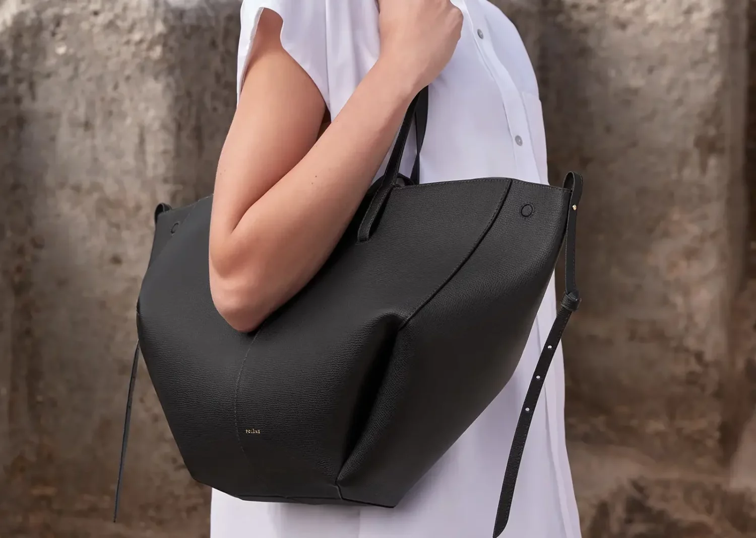 polène cyme edition textured black