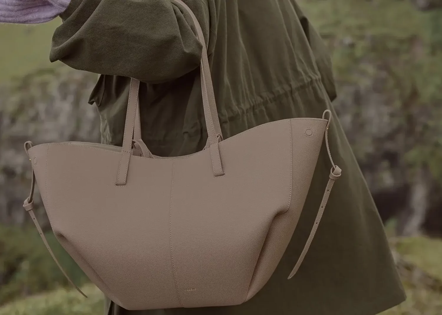 polène cyme edition textured taupe