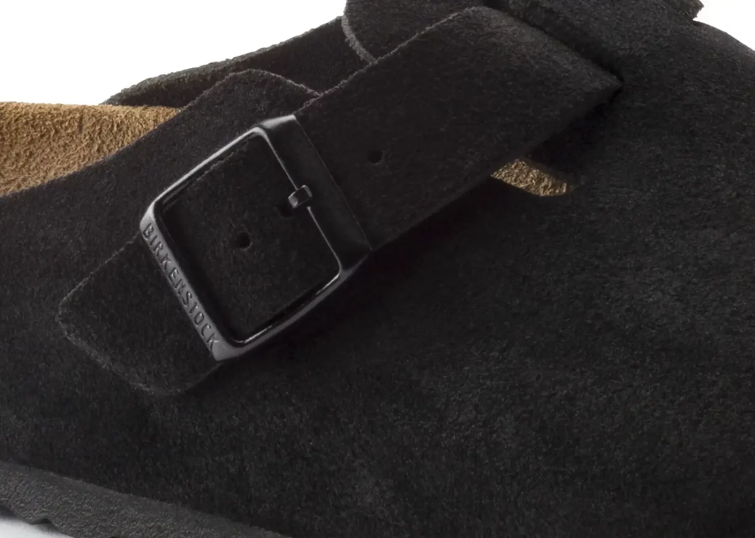 birkenstock boston soft footbed suede black2