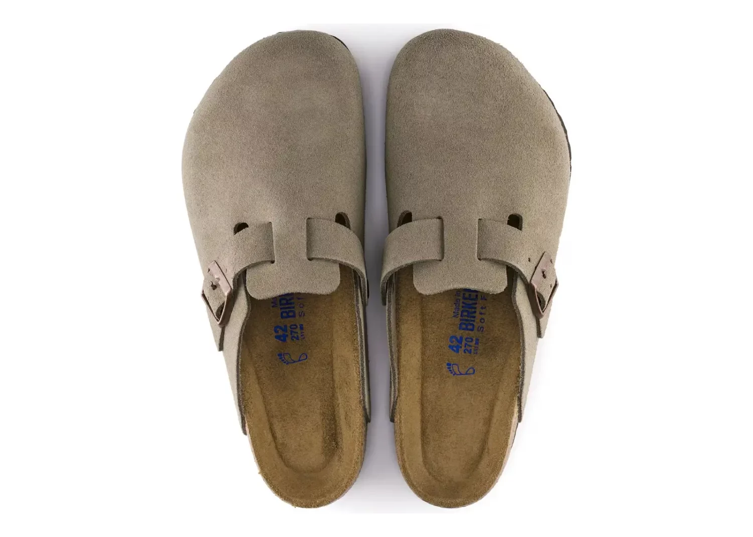 birkenstock boston soft footbed suede taupe5