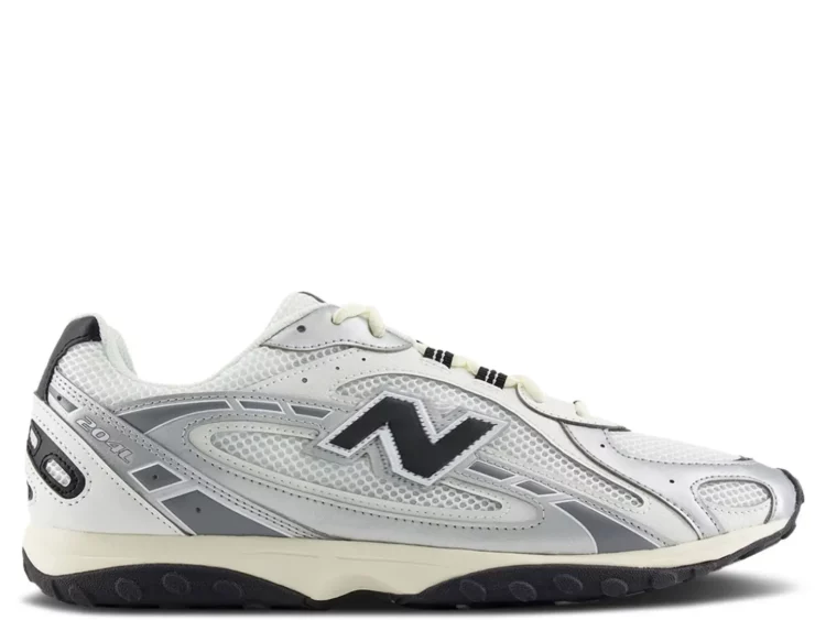 new balance 204l silver metallic navy