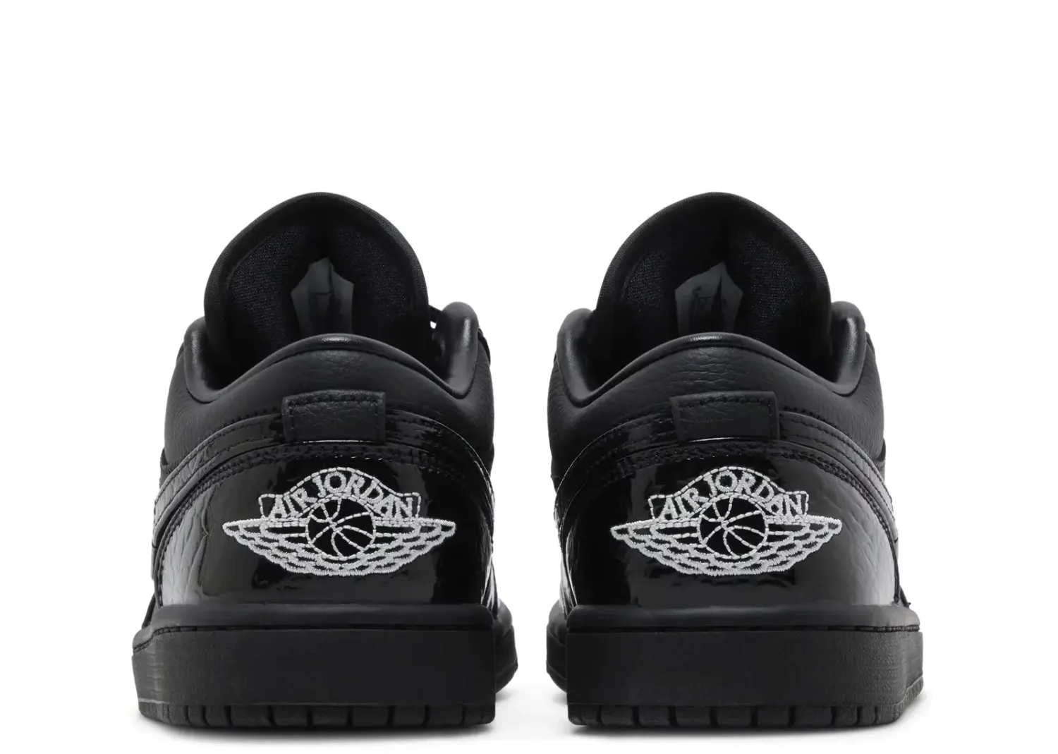 nike air jordan 1 low se patent elephant black w3