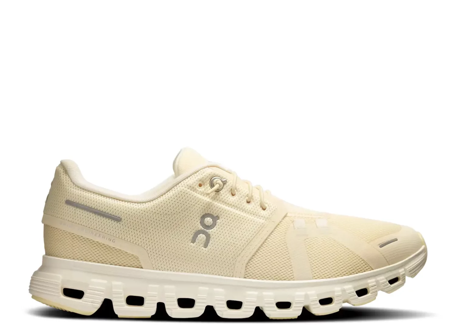 on running cloud 6 castor ivory (w)