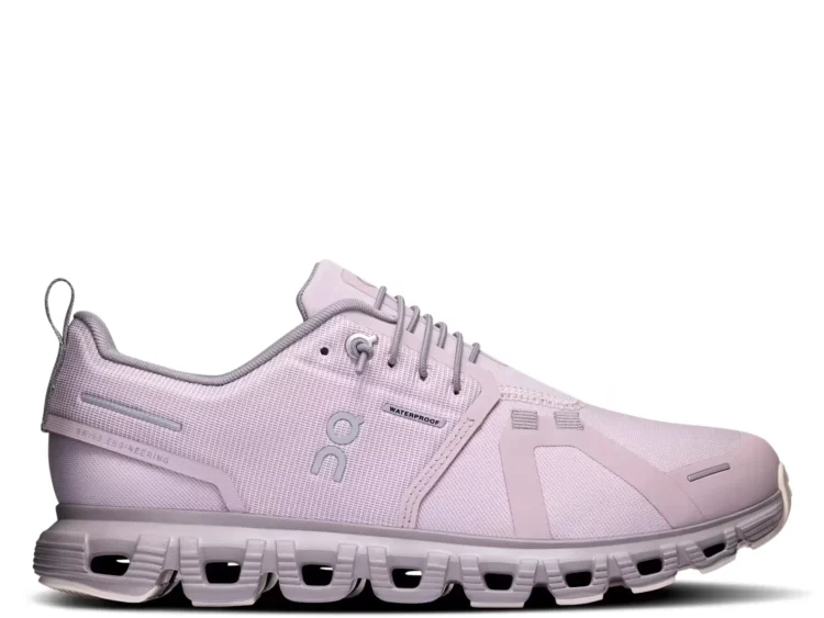 on running cloud 6 waterproof mauve zinc (w)