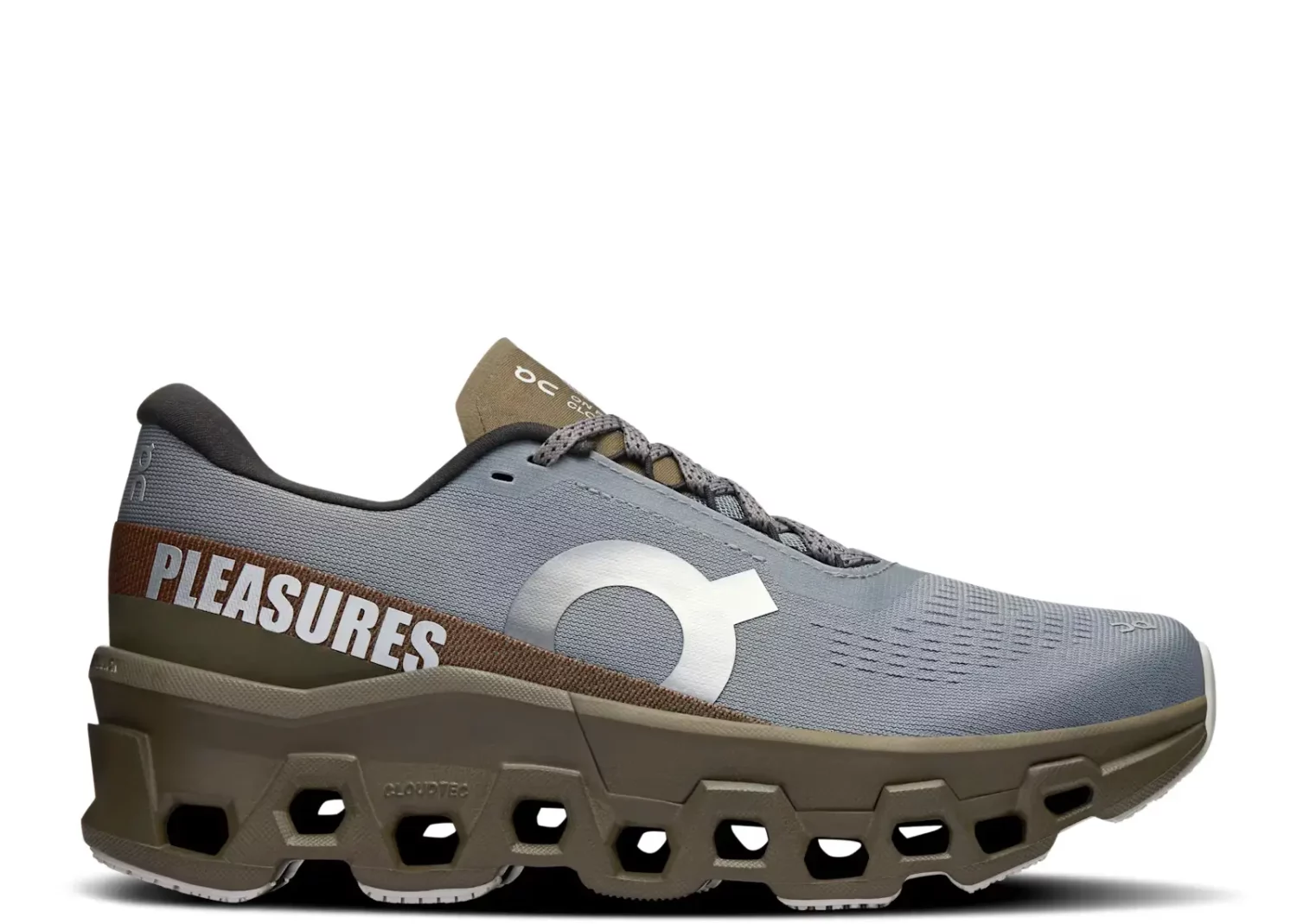 on running cloudmonster 2 pleasures x the loop mist olive