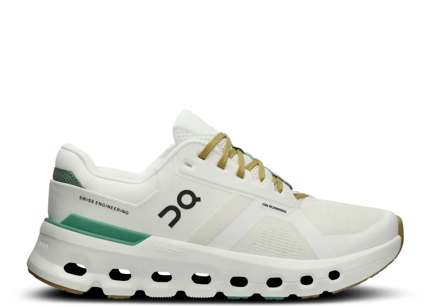 on running cloudrunner 2 white green (w)