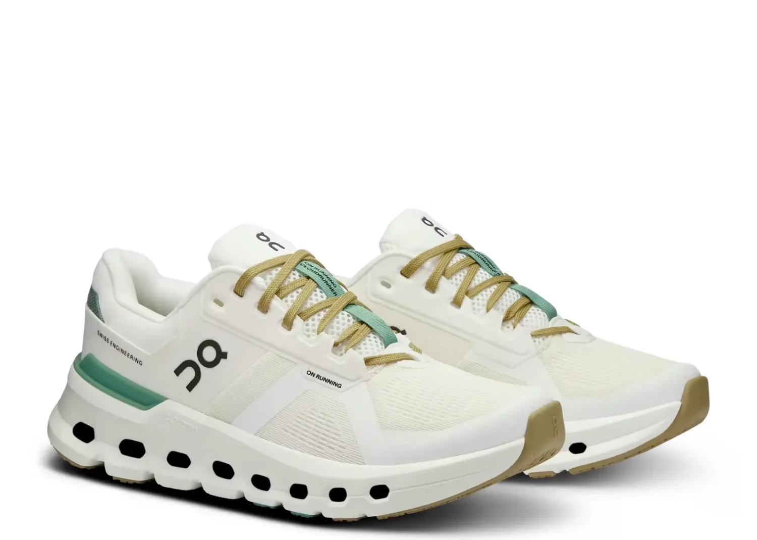on running cloudrunner 2 white green w2