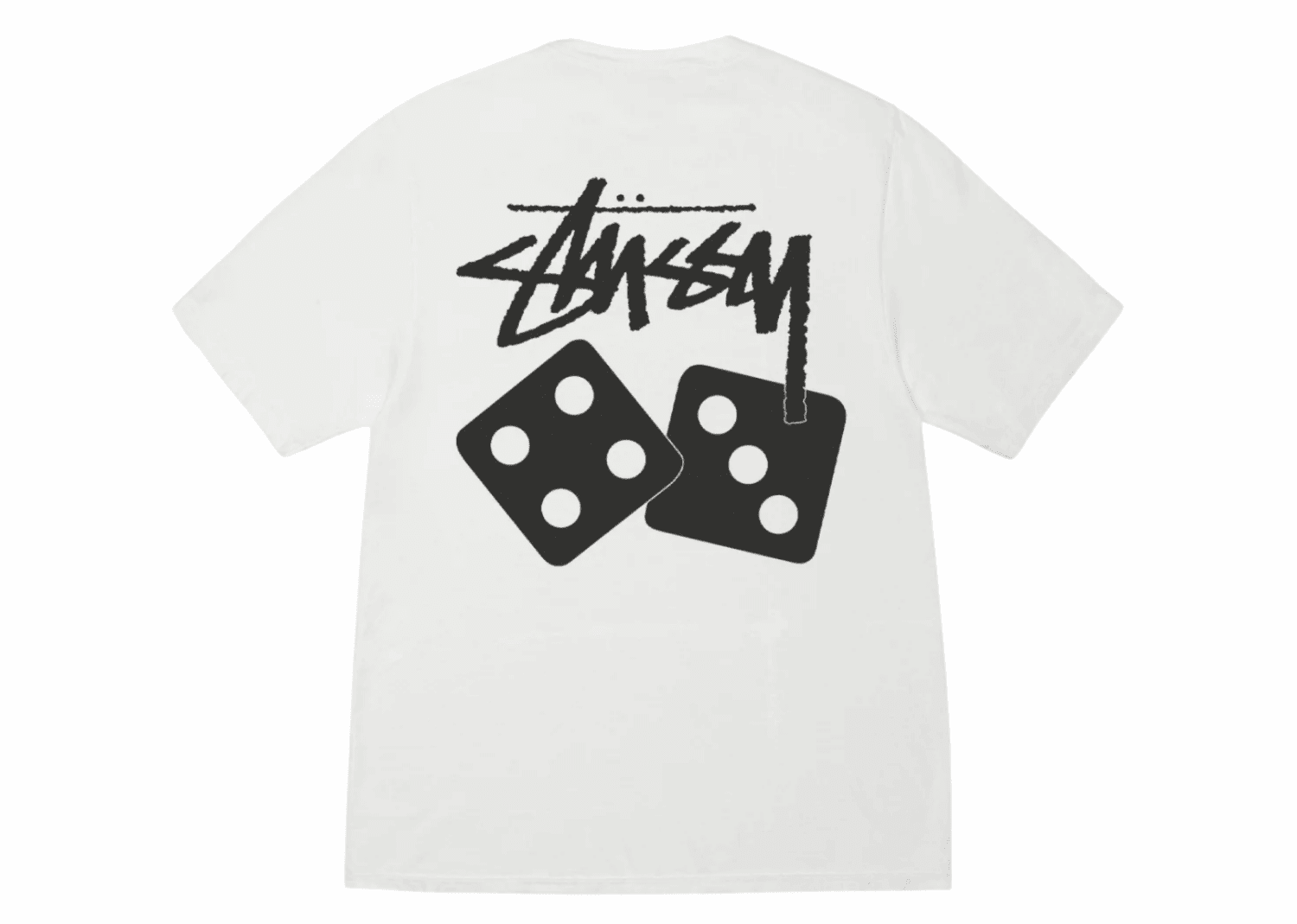 stussy dice tee pigment dyed natural