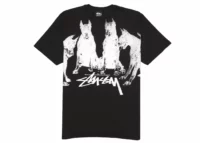 stussy doberman tee black