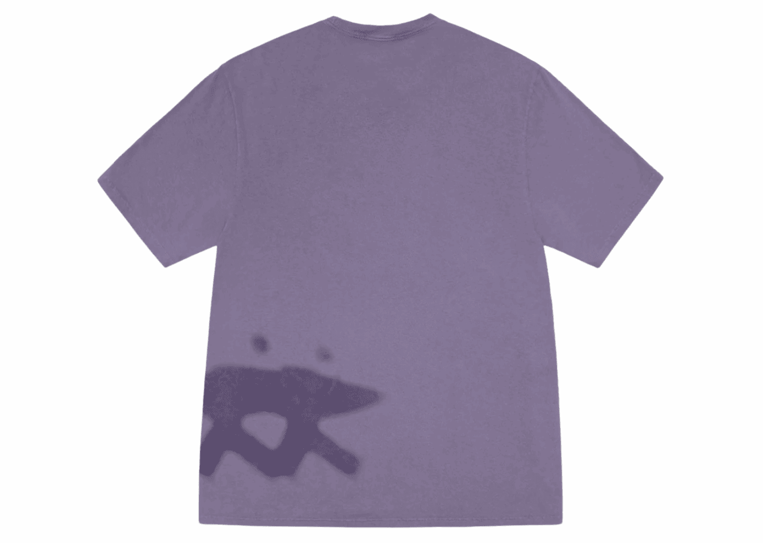 stussy low tide tee pigment dyed grape2