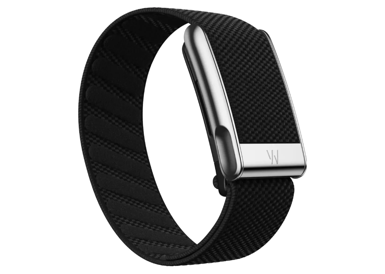 whoop mg obsidian with titanium superknit luxe band 12 month life membership