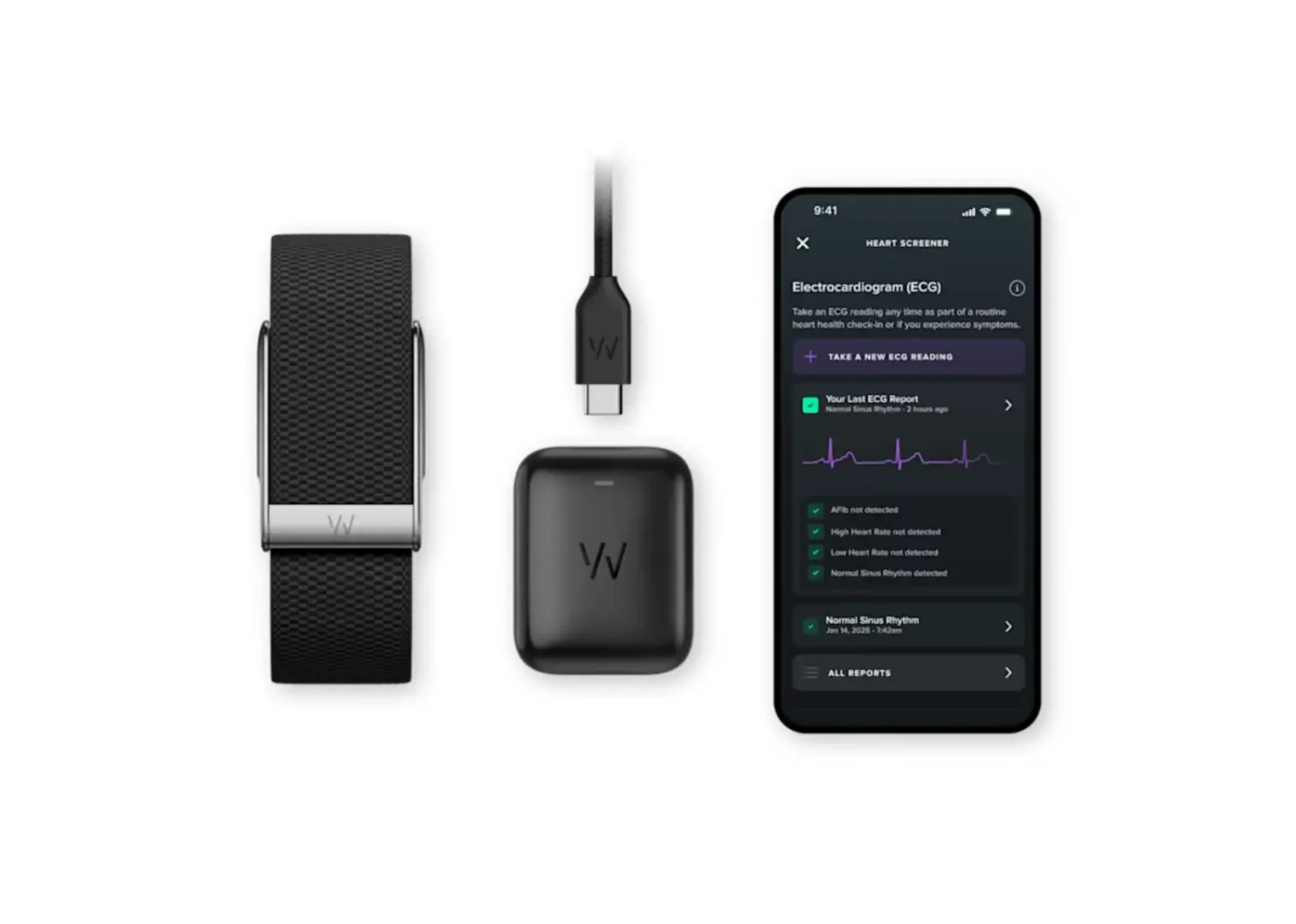 whoop mg obsidian with titanium superknit luxe band 12 month life membership4