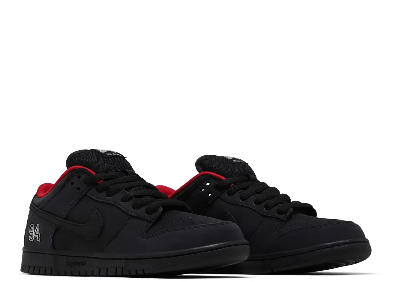 nike sb dunk low supreme 94 black2